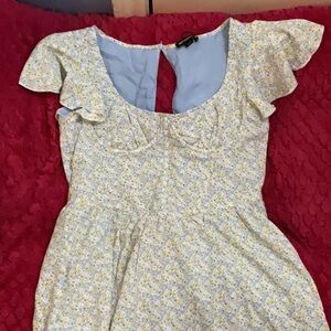 Cottagecore Midi Floral Dress